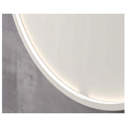 Rundt spejl med direkte LED lys, SP24, Rammer i flere farver