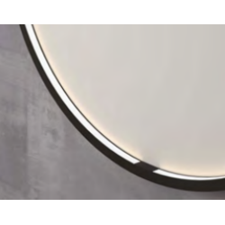 Rundt spejl med direkte LED lys, SP24, Rammer i flere farver