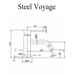 Primy Voyage - Hndvaskarmatur - Matte overflader