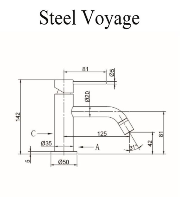 Primy Voyage - Hndvaskarmatur - Matte overflader