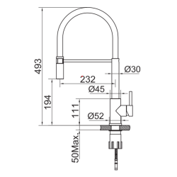 Primy Steel Pro- Kkkenarmatur m. skylletud - Flere varianter