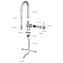 Kkkenarmatur Paffoni Stick Mini med udtrk
