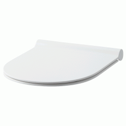 Studio rimless - V�gh�ngt toilet  - Hvid porcel�n - Inkl. s�de