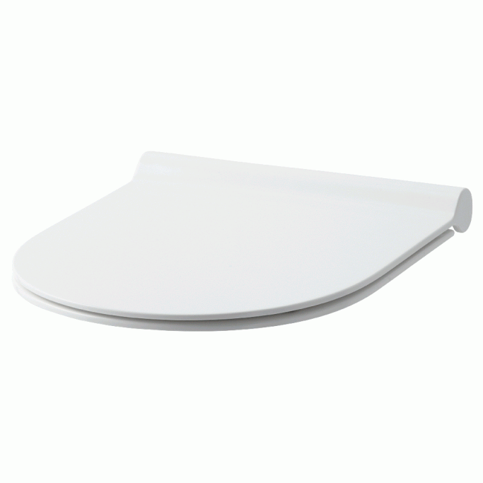 Studio rimless - V�gh�ngt toilet  - Hvid porcel�n - Inkl. s�de