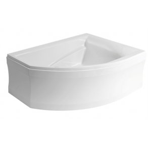 Thilde asymmetrisk badekar 170 x 130 cm