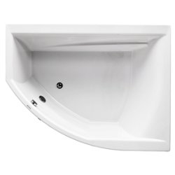 Thilde asymmetrisk badekar 170 x 130 cm