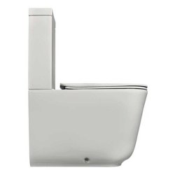 Tribeca gulvtoilet m. cisterne - Hvid - Blank eller mat