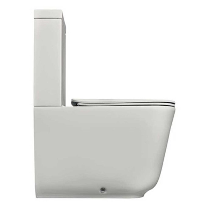 Tribeca gulvtoilet m. cisterne - Hvid - Blank eller mat