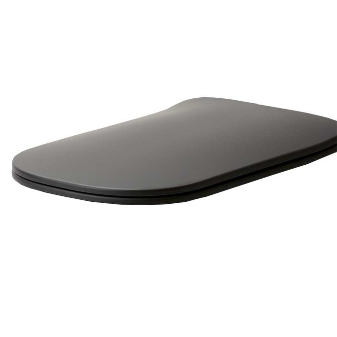 Tribeca tolietsde m. soft close - Mat Sort