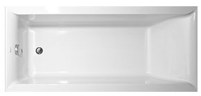 Balneo Verona rektangulrt badekar, flere strrelser