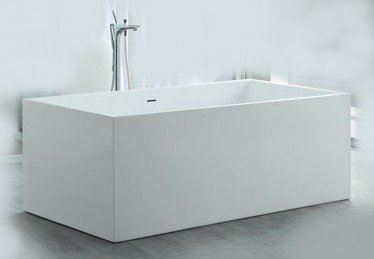 Yding fritstende badekar - mat hvid - 153 eller 170 cm