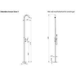 One - Udend�rsbruser - koldt/varmt vand
