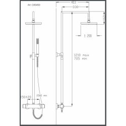Casse Sort brusest 15450N