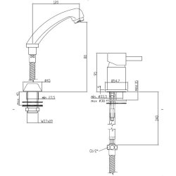 Paffoni Stick Frisrarmatur