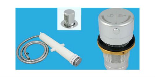 Vandpfyldning med armatur og bruser til Balneo kar