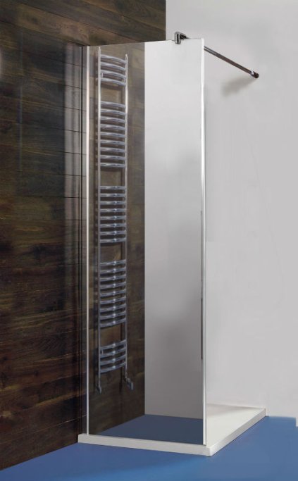 Breuer brusevg med Spejlglas - 5 strrelser 1370-1390 mm Blank Krom Loftmontering