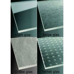 BREUER - FARA 6 Firkantet brusehjrne - Skydedre