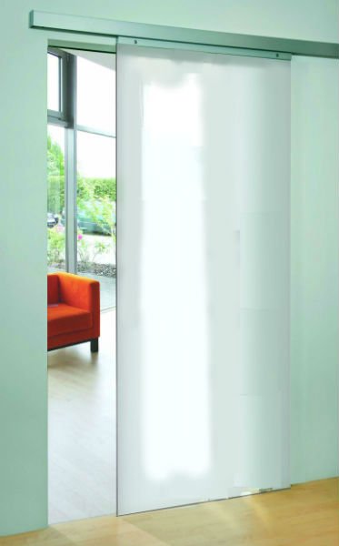Breuer One glasskydedr p skinne - Klart glas - 880x2035mm - OUTLET