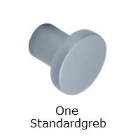 Breuer One glasskydedr p skinne - Klart glas - 880x2035mm - OUTLET