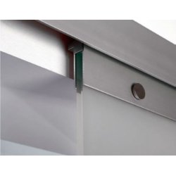 Breuer One glasskydedr p skinne - Klart glas - 880x2035mm - OUTLET