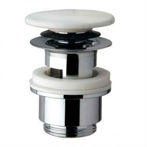 Pop-up ventil - Hvid porceln