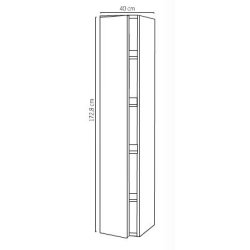 Front 173 cm h�jskab