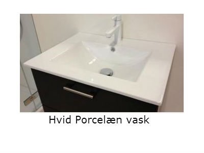 Cass�e Porcel�nsvask til m�bel 121 cm