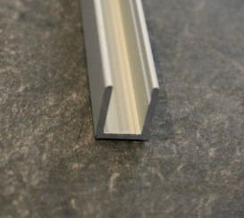 U-profil til glasvg.