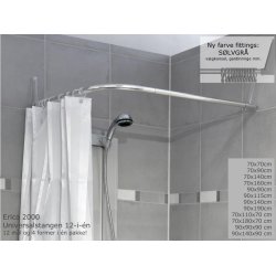 Erica 12 i en - Forh�ngsstang - Hvid eller Krom