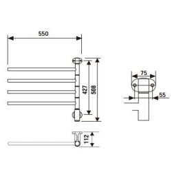 Kriss Flex hndkldetrrer