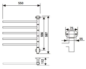 Kriss Flex hndkldetrrer