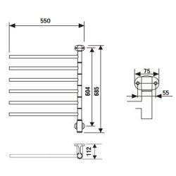 Kriss Flex hndkldetrrer