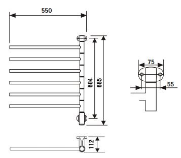 Kriss Flex hndkldetrrer