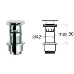 Klik ventiler med overlb, Krom