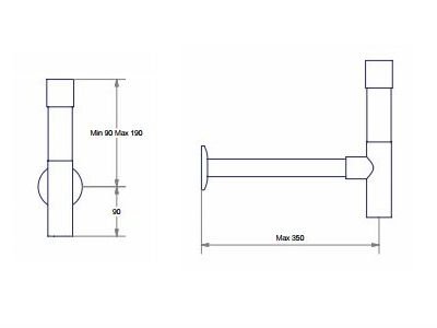 Designvandl�s lux, Krom
