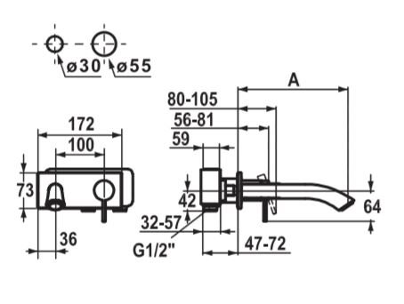KWC ZOE - hndvask armatur til indbygning