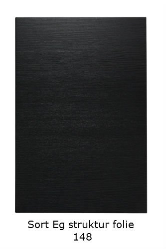 Nevada Sort Eg struktur skabssider, til Balneo vaskeskabe