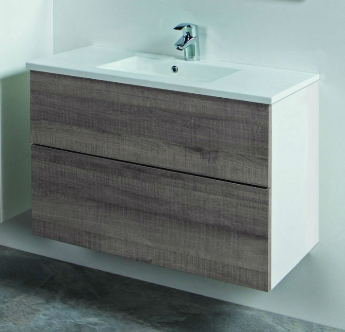 Balneo Oslo 120 cm Mbelst - 2 skuffer