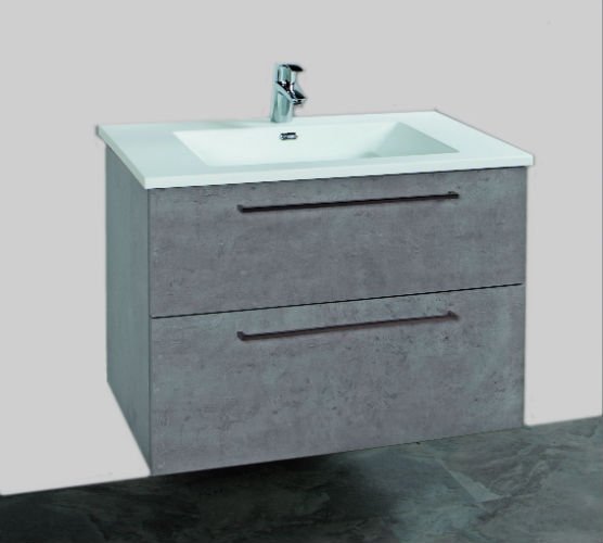 Balneo Riga Slim 50 cm Mbelst - 2 skuffer - 36 cm dyb