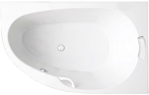 Rubin Single 158x100 cm badekar - 54 cm Dyb