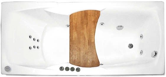 Spabad Ametist - 4 strrelser - Dyb model