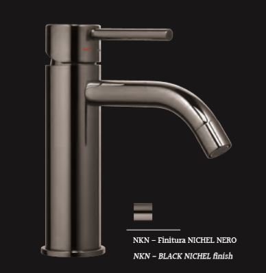 Paffoni Light Exclusive - Hndvaskarmatur - Sort Krom - OUTLET