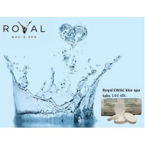 Royal klor spa tabletter 144 stk.