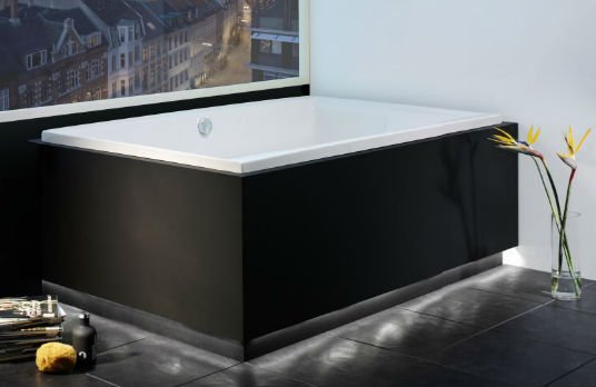 Laura 180x120 cm spabad til indbygning