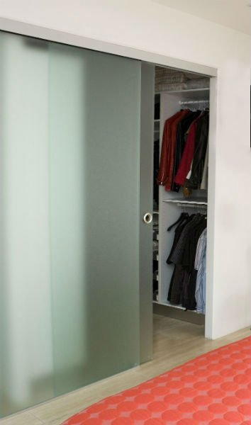 Unica Glas Skydedr i skinne