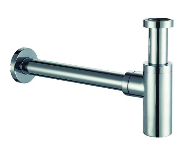 Designvandls - Rund - Krom