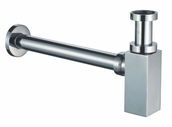 Designvandls - Firkantet - Krom