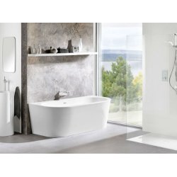 Lago Wall badekar - 165x75 - Strmberg