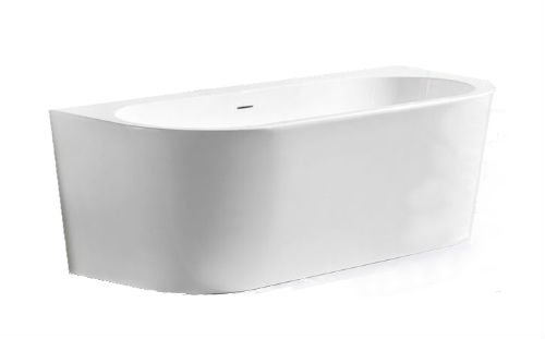 Lago Wall badekar - 165x75 - Strmberg