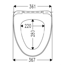 Nico Seat - Cera - med eller uden soft close